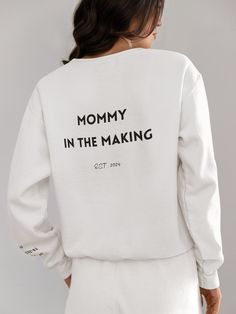 Celebrate mom with our personalized sweatshirt! Adorned with the names of her children or loved ones on the left sleeve, this cozy crewneck is the perfect thoughtful gift for birthdays, Mother's Day, Christmas, or any special occasion. ✨Product Details Material: 50% cotton, 50% polyester blend (Heather Sport colors: 60% polyester, 40% cotton) for comfort and durability. Sizes: Unisex sizing S, M, L, XL, 2XL. Check our size chart for the perfect fit. Features: Pill-resistant fabric, ribbed knit c Mom Gifts Birthday, New Mom Gifts, Christmas Gifts For Mum, Celebrate Mom, Gift For Mum, Sweatshirt Christmas, Mom Sweatshirt, Mom Gifts, Gifts Birthday