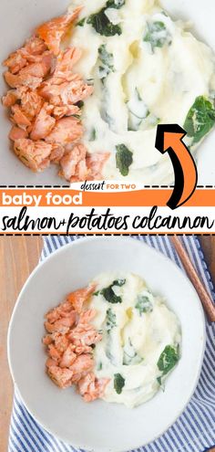 Baby Food: Salmon + Potatoes Colcannon, baby food, dinner Healthy Delicious Dinner, Vegetable Side Dishes Healthy, Thanksgiving Side Dishes Easy