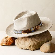 ive a nod to southwestern culture in the handsome Miles hat, crafted from smooth, lightweight toyo straw. Straw Fedora Hat, Woven Ribbon, Fur Accessories, Straw Fedora, Hat Band, Fedora Hat, Dress Codes, Panama Hat