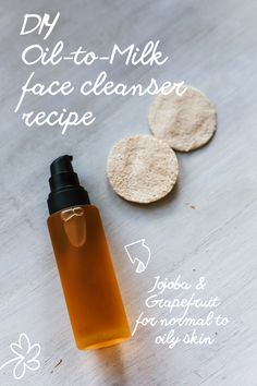 DIY Oil-to-Milk Face Cleanser: The Ultimate Guide – Olga Larnaudie Cosmetics Cleansing Oil Recipe, Oil Cleanser Recipe, Diy Oil Cleanser, Face Cleanser Recipe, Cleanser Recipe, Homemade Face Toner, Diy Face Cleanser, Homemade Toner, Diy Cleanser