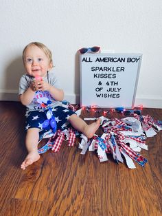 4th Of July Letterboard Baby, Memorial Day Baby Photoshoot, Forth Of July Pictures Ideas Baby, Baby Letter Board Ideas, Forth Of July Baby Photo, 3 Month Old Milestones Letterboard, Letter Board Ideas