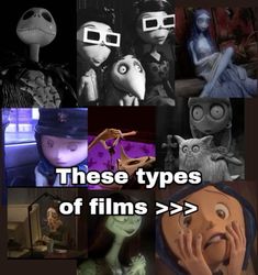 there are many different types of films on this page, and the text below reads these types of films > > > >