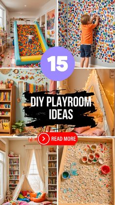 15 diy playroom ideas for kids that are fun and easy to do at home