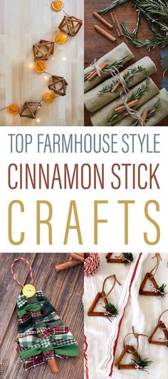 top farmhouse style cinnamon stick crafts