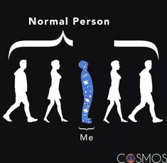 the silhouettes of people walking in front of a sign that says normal person me