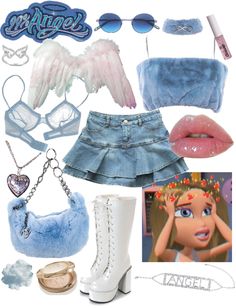 90s Bratz Aesthetic Fashion, Chloe Bratz Doll Halloween Costume, Cloe Bratz Outfits Halloween, Cloe Bratz Halloween Costume, Bratz Core Aesthetic Outfits, Bratz Clothes Aesthetic, Bratz Theme Outfit, Cloe Bratz Aesthetic Outfits, 2000s Fashion Aesthetic Bratz