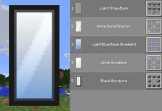 an image of a window in minecraft with the text, light blender on it