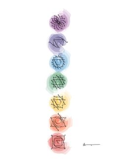 7 Chakras Wallpaper Iphone, 7 Chakras Art, Sacral Chakra Tattoo, Chakra Art Mandala, Chakras Aesthetic, Chakra Symbols Art, Heart Chakra Art, Yoga Coaching, Chakra Poster