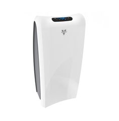 a white air purificater on a white background