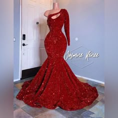 Fitted Red Sequined Evening Gown Plus Size, Prom Dresses Long Sleeve, Red Prom Dress Long, Party Wear Gowns, Light Blue Prom Dress, Sparkly Prom Dresses, Gorgeous Prom Dresses, Prom Dresses Long Mermaid, Senior Prom Dresses