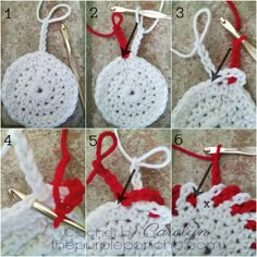 crochet christmas ornament instructions to make it look like an ornament