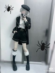 Ouji style Ouji Fashion Outfits, Gothic Ouji Fashion, Ouji Fashion Male, Ouji Outfit, Spider Outfit, Ouji Style, Ouji Fashion, Alt Clothes, Fashion Inspiration Design