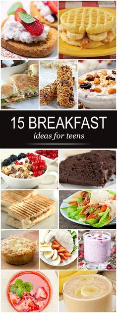 breakfast ideas for teens that are easy to make