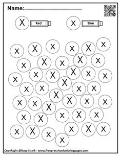 a printable worksheet to teach children about the crossword and how to use it