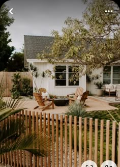 the back yard is clean and ready for us to use