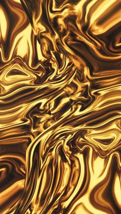 an abstract gold background with wavy lines