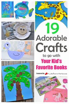 children's crafts and activities to do with their favorite books