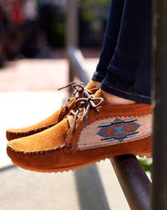 #Suede #moccasins Suede Moccasins, Moccasin Boots, Brown Ankle Boots, Crazy Shoes, Ankle Bootie, Cute Shoes, On Shoes, Ankle Booties, Moccasins