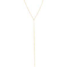 Katherine Necklace by Erin Fader Jewelry Yellow Gold Link Lariat Necklace, Gold Drop Chain Necklaces, Fine Jewelry Yellow Gold Drop Necklace With Adjustable Chain, Yellow Gold Lariat Jewelry With Cable Chain, Yellow Gold Fine Jewelry Drop Necklace With Adjustable Chain, 14k Gold Diamond Lariat Necklace With Adjustable Chain, 14k Gold Lariat Diamond Necklace With Adjustable Chain, Gold Diamond Necklace With Adjustable Chain And Long Drop, Gold Diamond Necklace With Long Drop