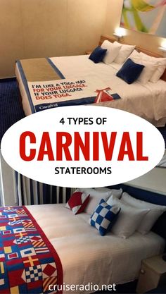 the four types of carnival state rooms