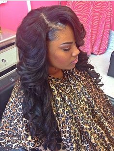 XOXO Hairstyles For Girls, Sew Ins, Hair Laid, Long Black Hair, Hair Crush, Relaxed Hair, Hair Life, Love Hair, Girls Birthday