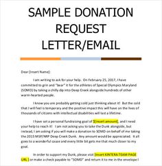 a donation letter to someone who is dona donations