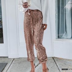 Drawstring Waist Sequin Club Pants Stretch Bottoms With Drawstring For Night Out, Spring Party Bottoms With Drawstring, Spring Bottoms With Drawstring For Night Out, Spring Night Out Bottoms With Drawstring, Y2k Club, Aesthetic Styles, Grunge Coquette, Trendy Bottoms, Y2k Skirts