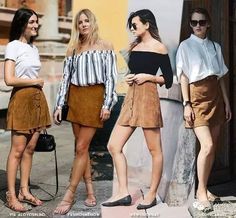 Suede Skirt Outfit Summer, Outfits For Teens Winter, Suede Skirts, Suede Skirt Outfit, Spring Skirt Outfits, Brown Suede Skirt, Skirt Outfit Summer, Skirt Collection, Teens Movies