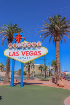 the welcome sign to las vegas, nevada