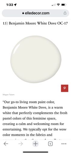 the white paint is being used in this article