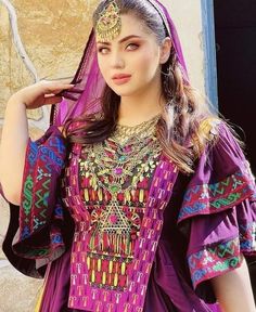 New Hijab Style, Afghanistan Culture, Dress Pic, Girly Dp, Afghan Girl