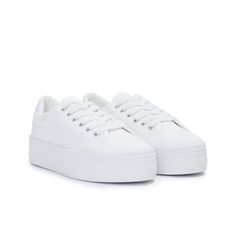 Brand New No Name Platform Sneakers From France! They’re Too Small For Me And Shipping Them Back Is $$$ Size 37, I Am 7/7.5 And They Too Snug. Good For Someone Who Is 6/7 If You’ve Been Wanting A Pair Of These But Don’t Want To Pay International Shipping Here’s Your Chance! White Platform Sneakers Textile, Platform Sneaker, Shoes White, No Name, Platform Sneakers, White Canvas, White Sneaker, Womens Shoes Sneakers, Shoes Sneakers