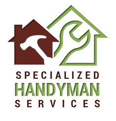 the logo for specialized handyman services, which is designed to look like a house