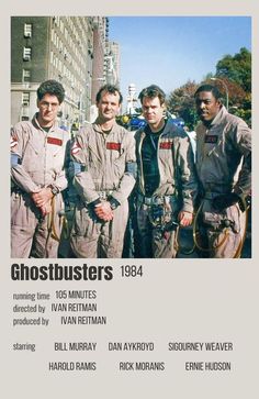 the movie poster for ghostbusters