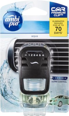 an image of a car air freshener dispenser with water on it