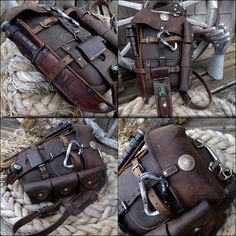 LeatherWerk: Swiss Army Vertical Packsaddle from 1913 Bushcraft Kit, Мотоциклы Cafe Racers, Bushcraft Gear, Survival Bag, Leather Gear, Cool Gear, Leather Projects, Swiss Army, Survival Gear