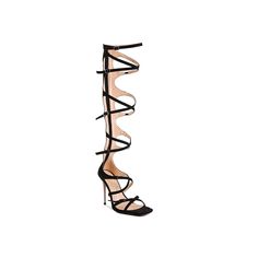 London Rag-Gossip Gladiator Sandal Chic and edgy, the Gossip gladiator sandal from London Rag is sure to stand out. This stiletto sandal features strappy upper with back zipper to enable easy entry and adjustable buckles to offer a secure fit. The lightly padded footbed enhances comfort with each step. Black Gladiator Sandals, Stiletto Sandals, Gladiator Sandals, London, Sandals, Zipper, Black