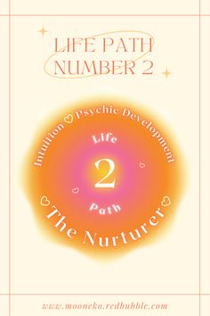 the book cover for life path number 2