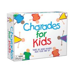 the card game charadess for kids is shown in front of a white background