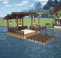 #minecraftsurvival #water #minecraftbuilding #pinkaesthetictheme Minecraft Cherry Blossom House, Minecraft Pfp, Villa Minecraft, Cottage Getaway, Minecraft Garden, Minecraft Decoration, Minecraft Mansion