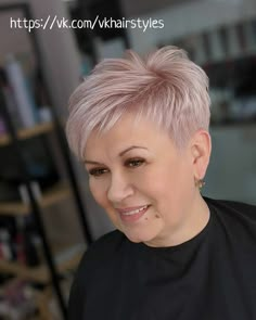 Short Top Layered Haircuts, Short Hair Older Women Round Face Over 50, Crew Haircut, Short Hair Back