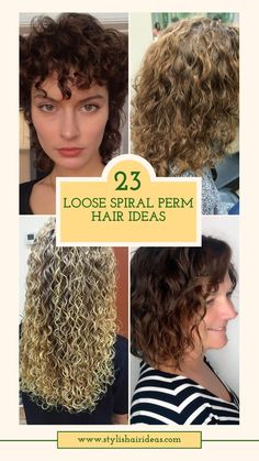 Looking for a fresh hairstyle? Check out these 23 loose spiral perm ideas for all hair lengths! 
Whether your hair is medium, long, or short, you'll find inspiration to add volume and bounce. 
Perfect for any occasion, these curls bring a touch of elegance and fun. 
Try a loose spiral perm to enhance your natural beauty with soft, flowing waves. 

Ready for a new look? 

Find your favorite style today! Spiral Perms For Medium Length Hair, Spiral Perm Long Hair, Perm Ideas, Long Short Hair