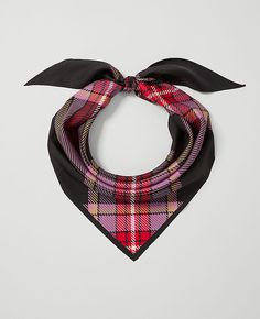 Our refined silk plaid scarf flatters from every angle. 42" x 91".,Imported:Imported, Fabrication:100% Silk, Garment Care:Dry Clean Only Plaid Triangle Silk Scarf by Ann Taylor Size Classic - One Size Black Women's Scarves, Fashion, Accessories, 100%, Silk, Dry, Clean, Only Pink Kelly, Home Decor Books, Decor Books, Charcoal Black, Pink Turquoise, Coral Turquoise, Navy Pink, Kelly Green, Black Tan