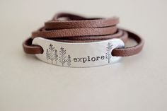 This Bracelets item by TesoroJewelry has 297 favorites from Etsy shoppers. Ships from Mckinney, TX. Listed on Sep 3, 2023 Metal Stamping Projects, Stamping Projects, Knot Braid, Tree Jewelry, Slip Knot, Jewelry Staples, Winter Tree, Leaf Bracelet, Bracelet Leather