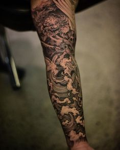 a person with a tattoo on their arm