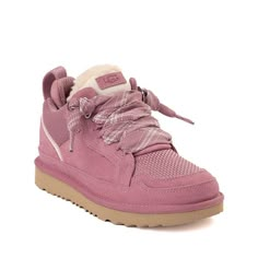 UGG® Lowmel Boot - Little Kid / Big Kid - Dusty Orchid Shoes Big Kids, Ugh Tennis Shoes, Cute Chunky Sneakers, Exspensive Shoes, Shoes I Want, Shoes Under 100 Dollars, Girly Stuff To Buy, Ugh Shoes, Shoes To Get