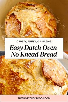 an easy dutch oven no knead bread recipe