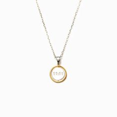 Angel Number 11:11 Necklace Gold Necklace Outfit, Angel Number 11, Mother Daughter Bonding, Number Gifts, Necklace Outfit, Timing Is Everything, Ring Trends, Mother Rings, Evil Eye Ring