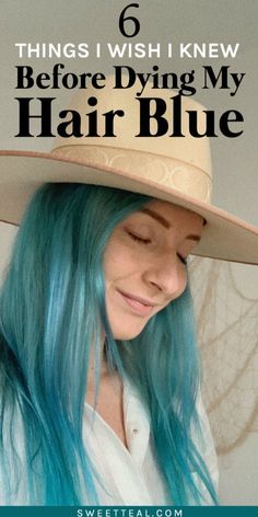 Teal Color Hair, Blue Hair Bottom Half, Diy Vivid Hair Color, Hairstyles For Blue Hair, Color Wheel Hair Colour, Blue To Green Hair, Green Blue Hair Dye, How To Get Blue Dye Out Of Hair, Teal Hair Outfits