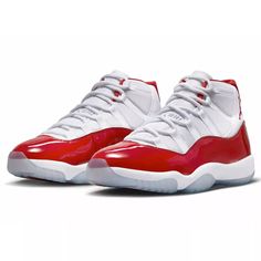 #ad Great Shopping Air Jordan 11 Retro Cherry Red White Shoes Sneakers, Sporting Goods Jordan 11 Retro Cherry, Jordan 11 Cherry, Veja Esplar, Retro Cherry, Basketball Shoes For Men, Nike Air Jordan 11, Air Jordan 11 Retro, Jordan 11 Retro, Air Jordan 11